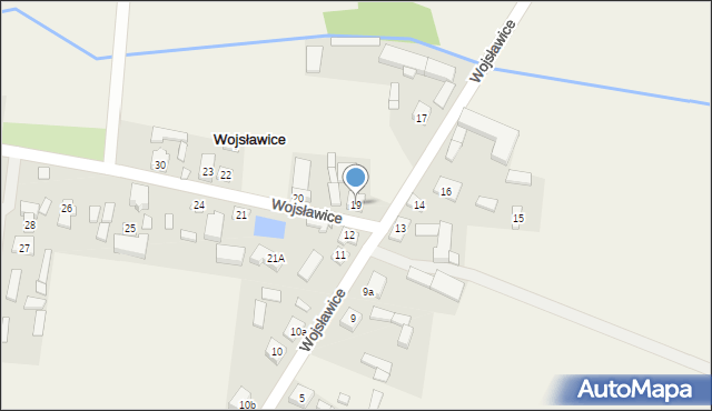 Wojsławice, Wojsławice, 19, mapa Wojsławice