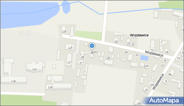 Wojsławice, Wojsławice, 26, mapa Wojsławice