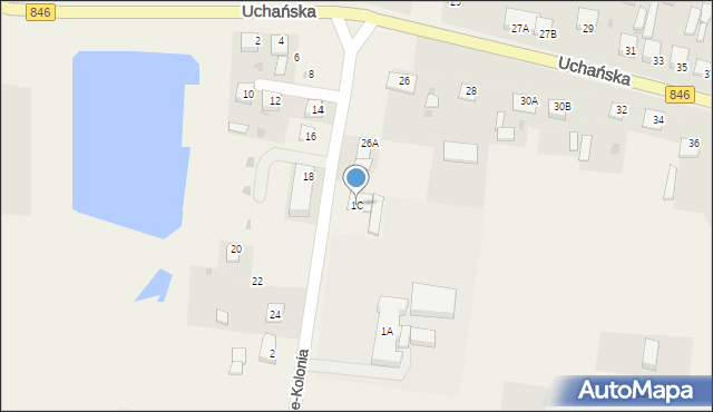 Wojsławice-Kolonia, Wojsławice-Kolonia, 1C, mapa Wojsławice-Kolonia