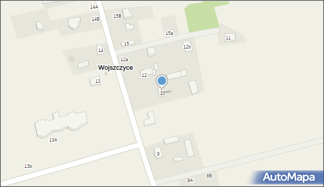 Wojszczyce, Wojszczyce, 10, mapa Wojszczyce