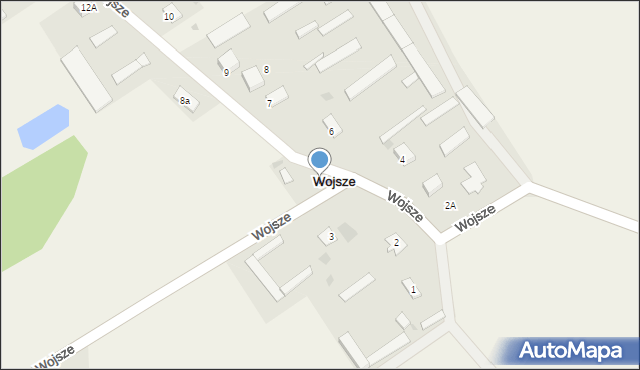 Wojsze, Wojsze, 5, mapa Wojsze