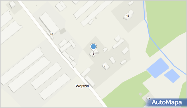 Wojszki, Wojszki, 4, mapa Wojszki