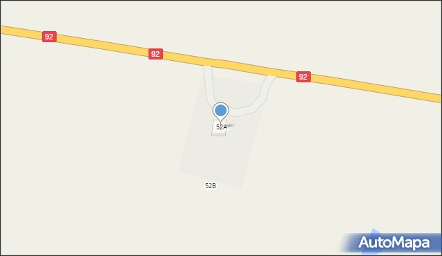 Wojszyce, Wojszyce, 52A, mapa Wojszyce