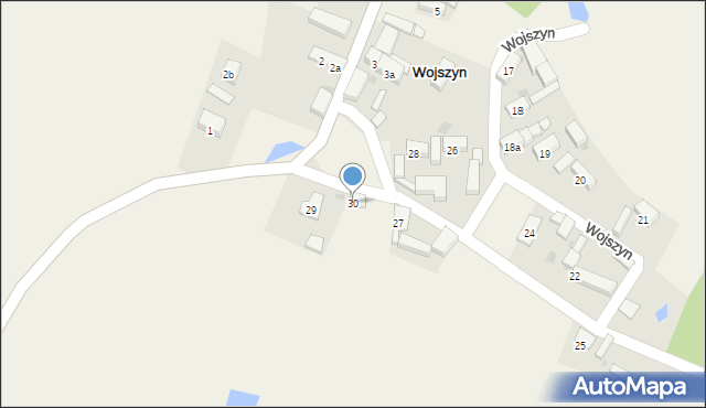 Wojszyn, Wojszyn, 30, mapa Wojszyn