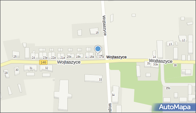 Wojtaszyce, Wojtaszyce, 17b, mapa Wojtaszyce