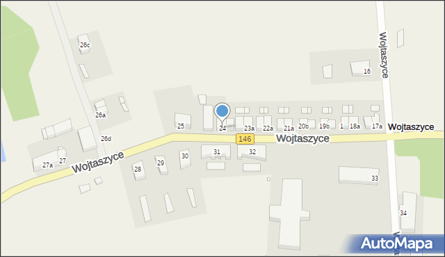 Wojtaszyce, Wojtaszyce, 24, mapa Wojtaszyce