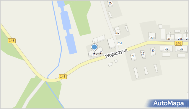 Wojtaszyce, Wojtaszyce, 27a, mapa Wojtaszyce