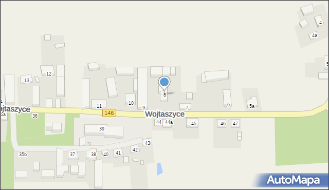 Wojtaszyce, Wojtaszyce, 8, mapa Wojtaszyce