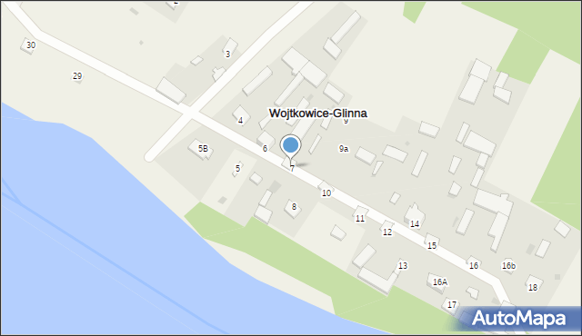 Wojtkowice-Glinna, Wojtkowice-Glinna, 7, mapa Wojtkowice-Glinna