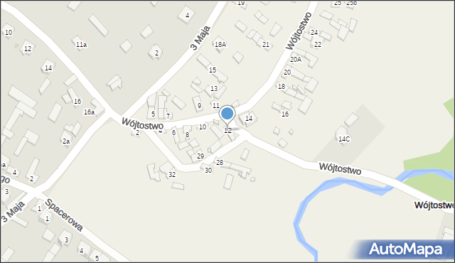Wójtostwo, Wójtostwo, 12, mapa Wójtostwo