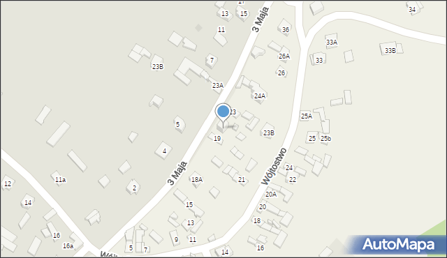 Wójtostwo, Wójtostwo, 19A, mapa Wójtostwo