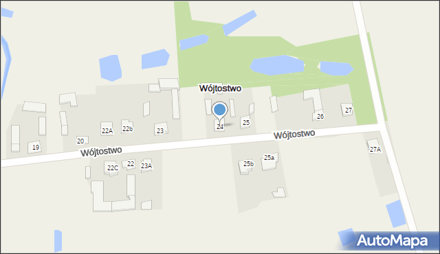 Wójtostwo, Wójtostwo, 24, mapa Wójtostwo