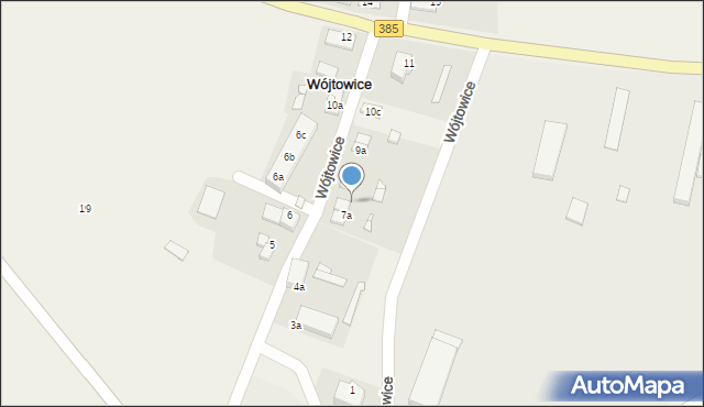 Wójtowice, Wójtowice, 7b, mapa Wójtowice