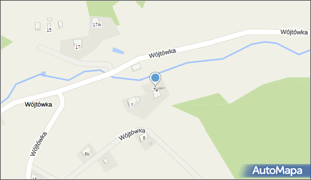 Wójtówka, Wójtówka, 7a, mapa Wójtówka