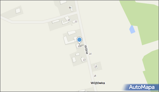 Wójtówka, Wójtówka, 12a, mapa Wójtówka