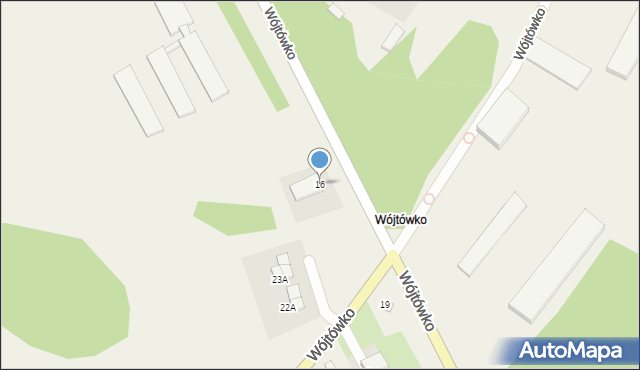 Wójtówko, Wójtówko, 16, mapa Wójtówko