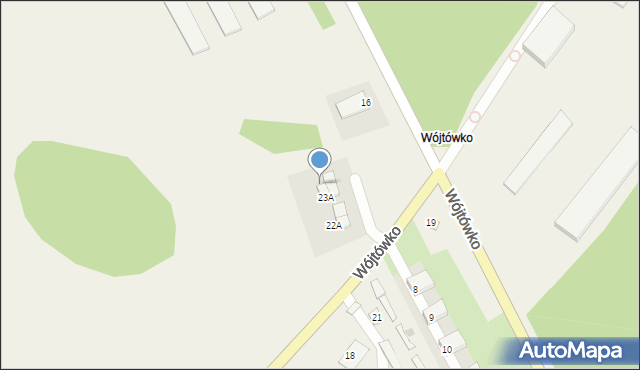 Wójtówko, Wójtówko, 23B, mapa Wójtówko