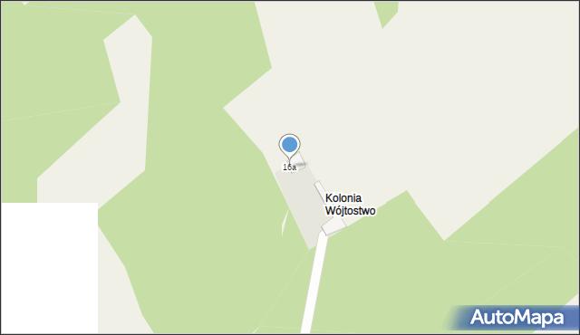 Wojtówstwo, Wojtówstwo, 16a, mapa Wojtówstwo