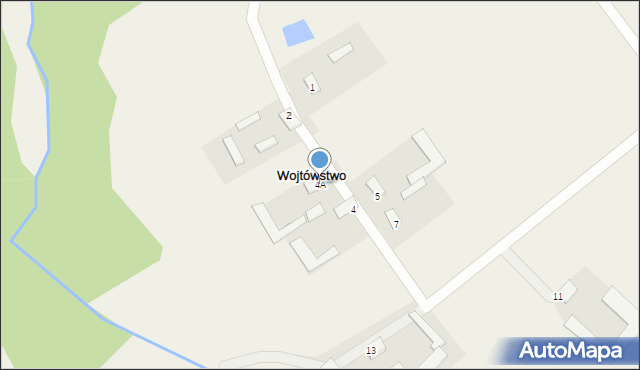 Wojtówstwo, Wojtówstwo, 4A, mapa Wojtówstwo