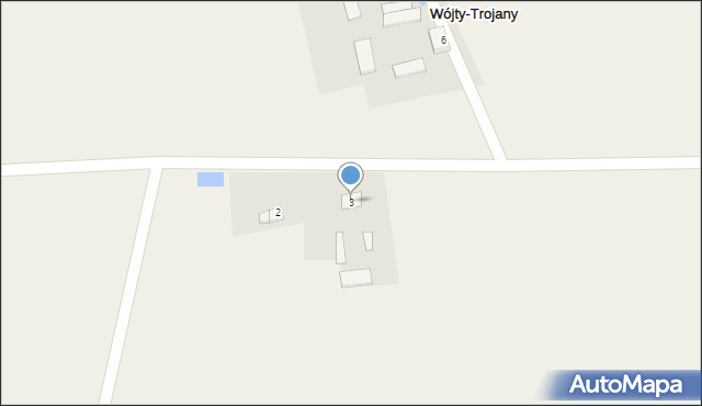 Wójty-Trojany, Wójty-Trojany, 3, mapa Wójty-Trojany