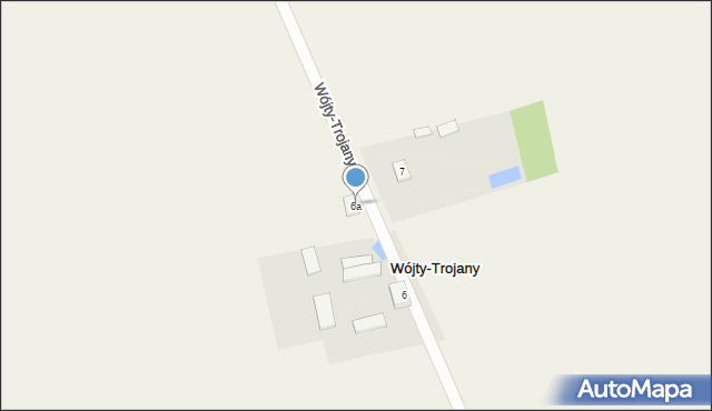 Wójty-Trojany, Wójty-Trojany, 6a, mapa Wójty-Trojany