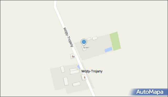 Wójty-Trojany, Wójty-Trojany, 7, mapa Wójty-Trojany