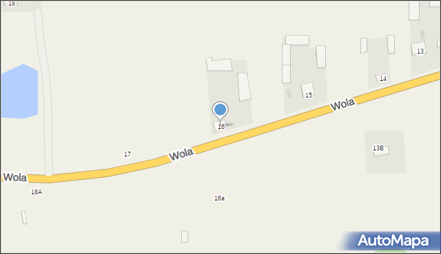 Wola, Wola, 16, mapa Wola