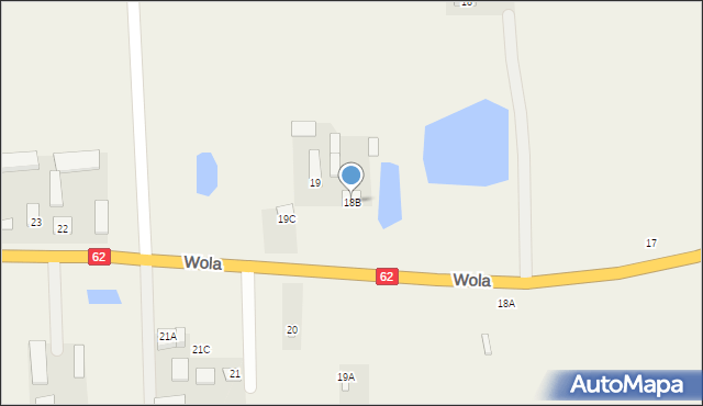 Wola, Wola, 18B, mapa Wola