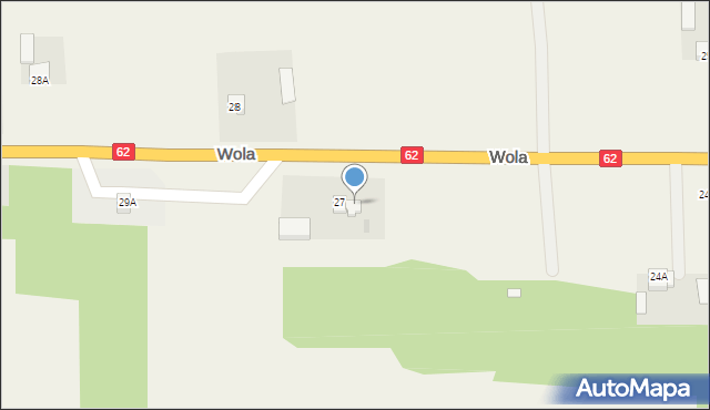 Wola, Wola, 27A, mapa Wola