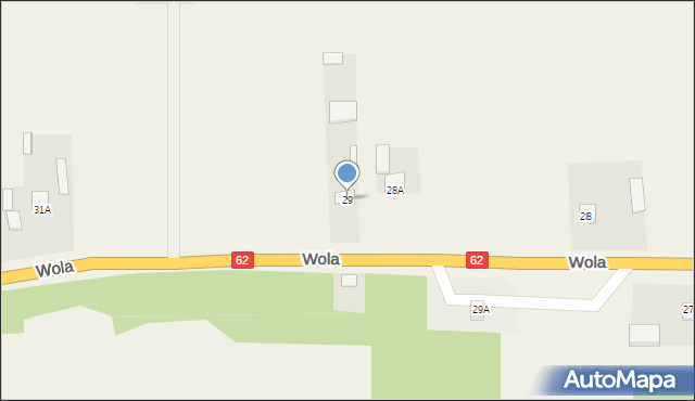 Wola, Wola, 29, mapa Wola
