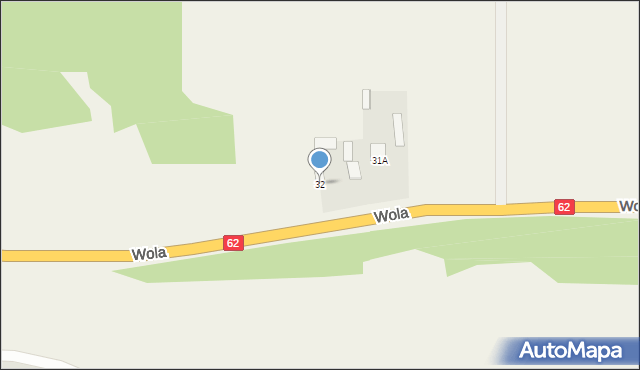 Wola, Wola, 32, mapa Wola