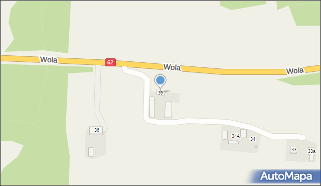 Wola, Wola, 35, mapa Wola