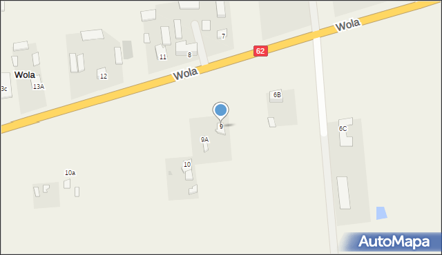 Wola, Wola, 9, mapa Wola