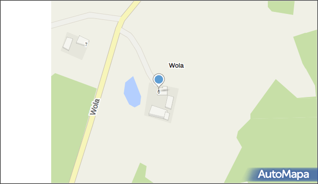 Wola, Wola, 6, mapa Wola