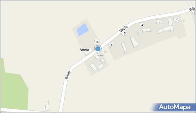 Wola, Wola, 7, mapa Wola