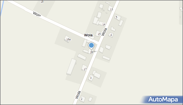 Wola, Wola, 16, mapa Wola