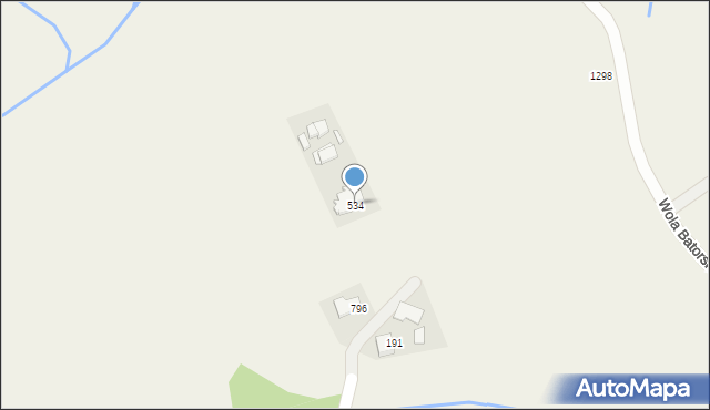 Wola Batorska, Wola Batorska, 534, mapa Wola Batorska