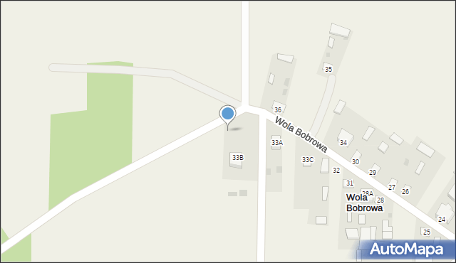 Wola Bobrowa, Wola Bobrowa, 33B, mapa Wola Bobrowa