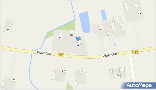 Wola Boglewska, Wola Boglewska, 3B, mapa Wola Boglewska