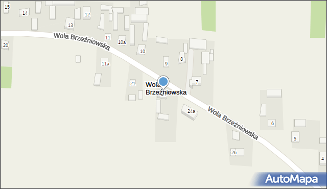 Wola Brzeźniowska, Wola Brzeźniowska, 24, mapa Wola Brzeźniowska