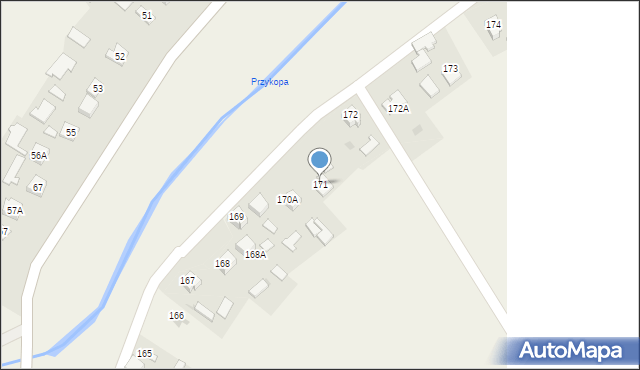 Wola Buchowska, Wola Buchowska, 171, mapa Wola Buchowska