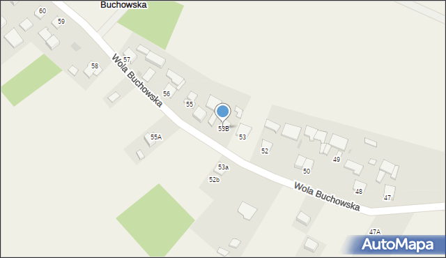 Wola Buchowska, Wola Buchowska, 53B, mapa Wola Buchowska