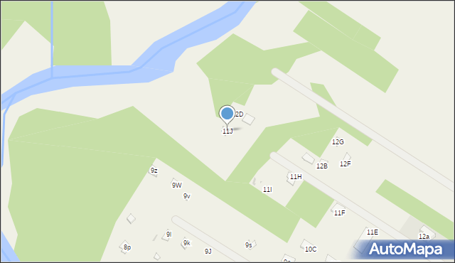 Wola Chodkowska, Wola Chodkowska, 11J, mapa Wola Chodkowska