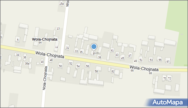 Wola-Chojnata, Wola-Chojnata, 37, mapa Wola-Chojnata
