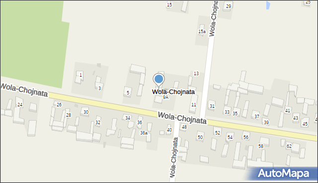 Wola-Chojnata, Wola-Chojnata, 7, mapa Wola-Chojnata