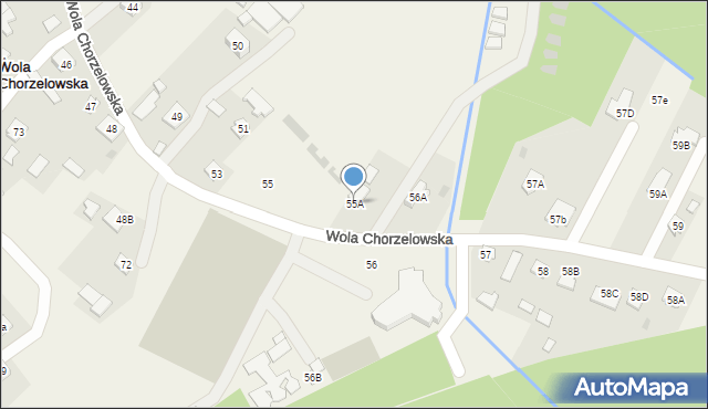 Wola Chorzelowska, Wola Chorzelowska, 55A, mapa Wola Chorzelowska