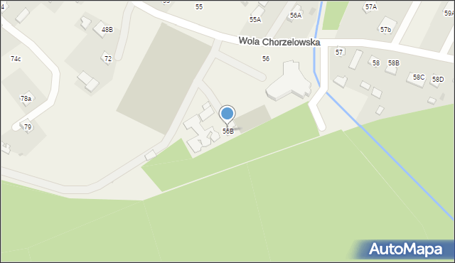 Wola Chorzelowska, Wola Chorzelowska, 56B, mapa Wola Chorzelowska