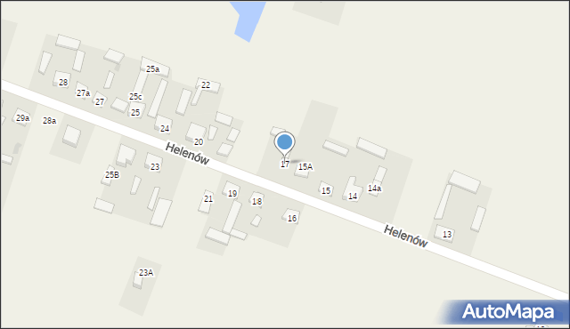 Wola Cygowska, Wola Cygowska, 17, mapa Wola Cygowska