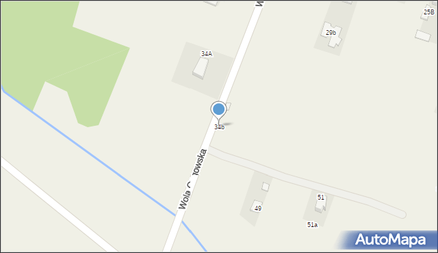 Wola Cygowska, Wola Cygowska, 34b, mapa Wola Cygowska