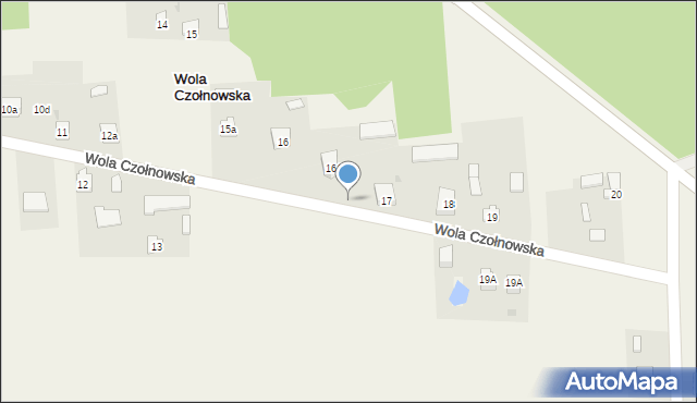 Wola Czołnowska, Wola Czołnowska, 16a, mapa Wola Czołnowska